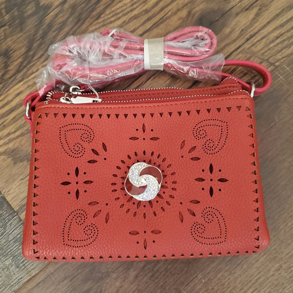 Red Women's Cross Body Small Purse/Clutch